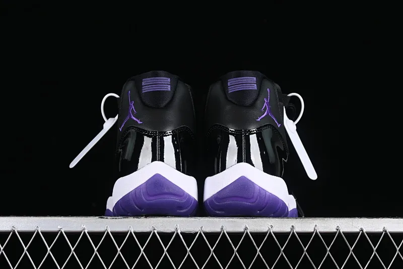 All categories Air Jordan Jordan series basketball shoes Air Jordan 11 Air Jordan 11 Retro AJ11 Joe 11 patent leather black and purple CT8812-999